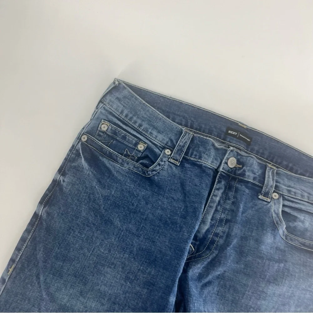 True Religion Denim Shorts Mens 40 Blue Baggy‎ Ricky Relaxed Straight Y2K Jorts